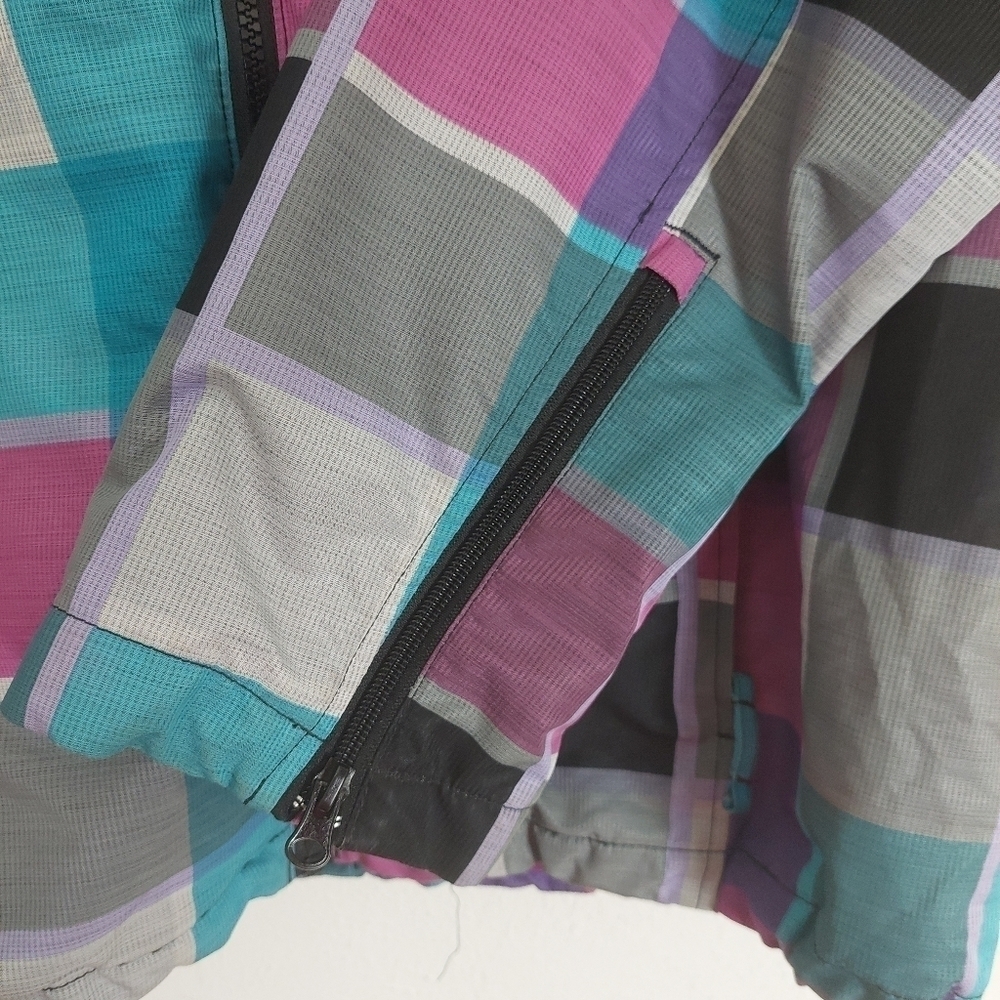 Empyre Technical Outerwear Patchwork Plaid Jacket… - image 5